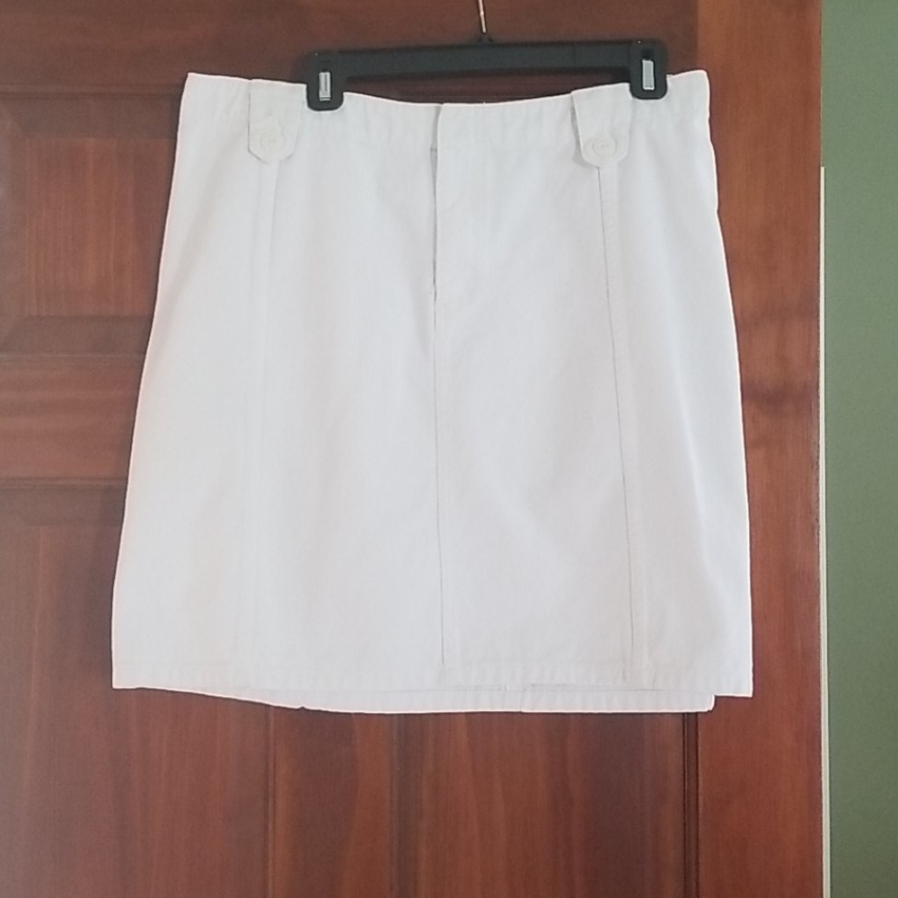 Tommy Hilfiger white denim skirt